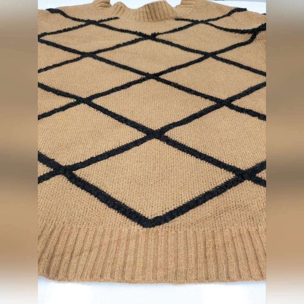 ICHI filia diamond sandy dunes women's sweater size S - Picture 5 of 10